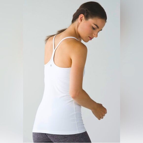 LuLu Flow freely through all types of yoga in this thin-strapped, racerback tank - Picture 4 of 10
